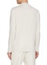 Back View - Click To Enlarge - BRUNELLO CUCINELLI - Long Sleeve Logo Print Turtleneck Cotton Jersey Top