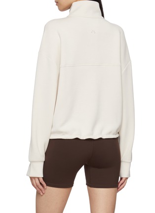 Back View - Click To Enlarge - VARLEY - Sian Cropped Half Zip Sweatshirt