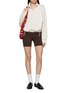Figure View - Click To Enlarge - VARLEY - Sian Cropped Half Zip Sweatshirt