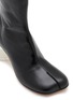 Detail View - Click To Enlarge - MM6 MAISON MARGIELA - Anatomic 60 Split Toe Leather Ankle Boots