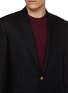 Detail View - Click To Enlarge - LARDINI - Single Breasted Notch Lapel Blazer