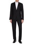 LARDINI Single Breasted Twill Soirée Suit