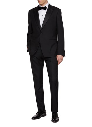 Figure View - Click To Enlarge - LARDINI - Single Breasted Twill Soirée Suit
