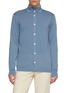 LARDINI Button Up Shirt Collar Knit Cardigan