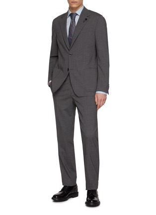 Figure View - Click To Enlarge - LARDINI - Single Breasted Easy Wear Suit