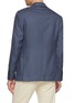 Back View - Click To Enlarge - LARDINI - Single Breasted Twill Blazer