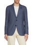 LARDINI Single Breasted Twill Blazer