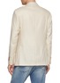 Back View - Click To Enlarge - LARDINI - Single Breasted Hopsack Blazer
