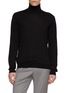 LARDINI Long Sleeve Turtleneck Knit Top