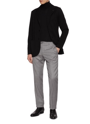 Figure View - Click To Enlarge - LARDINI - Long Sleeve Turtleneck Knit Top