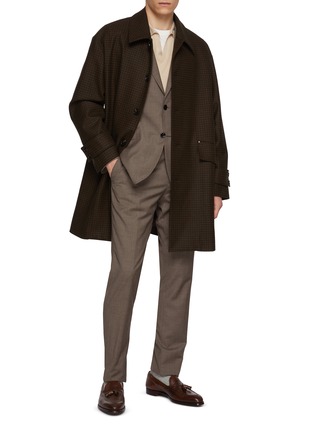 Figure View - Click To Enlarge - LARDINI - Single Breasted Plain Weave Suit