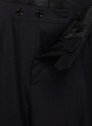 Detail View - Click To Enlarge - LARDINI - Single Breasted Striped Flannel Suit