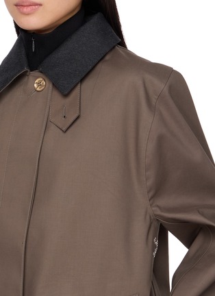  - BARRIE - x Mackintosh Long Cotton Raincoat