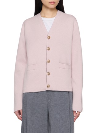 Main View - Click To Enlarge - BARRIE - x Mackintosh V-Neck Cardigan