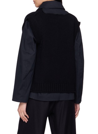 Back View - Click To Enlarge - BARRIE - x Mackintosh Cotton Caban Coat