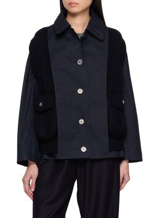 Main View - Click To Enlarge - BARRIE - x Mackintosh Cotton Caban Coat