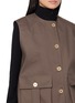  - BARRIE - x Mackintosh Sleeveless Cotton Rain Vest