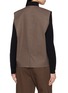 Back View - Click To Enlarge - BARRIE - x Mackintosh Sleeveless Cotton Rain Vest