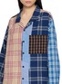  - STORY MFG - Greetings Patchwork Appliqué Letter Cotton Shirt