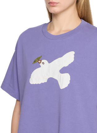  - STORY MFG - Grateful Dove Appliqué Cotton T-Shirt