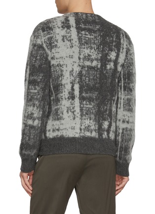 Back View - Click To Enlarge - PIACENZA 1733 - Patterned Wool Cardigan