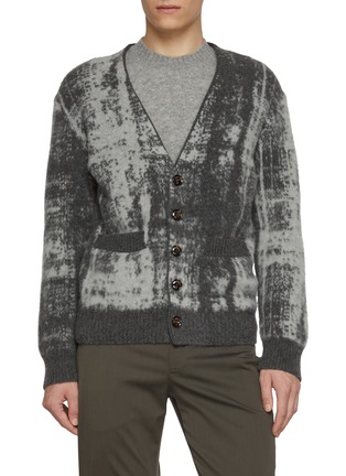 Main View - Click To Enlarge - PIACENZA 1733 - Patterned Wool Cardigan