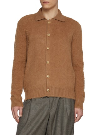 Main View - Click To Enlarge - PIACENZA 1733 - Spread Collar Wool Overshirt