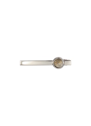 Main View - Click To Enlarge - TATEOSSIAN - Palladium Enamel Industrial Gears Tie Clip
