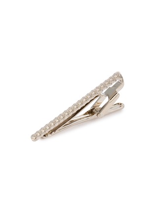 Detail View - Click To Enlarge - TATEOSSIAN - Palladium Quad Knot Tie Clip