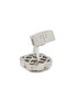 Detail View - Click To Enlarge - TATEOSSIAN - Palladium Plated Sterling Silver Quad Knot Cufflinks
