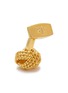 Detail View - Click To Enlarge - TATEOSSIAN - Gold Plated Brass Rope RN Knot Cufflinks