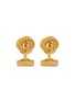 TATEOSSIAN Gold Plated Brass Rope RN Knot Cufflinks