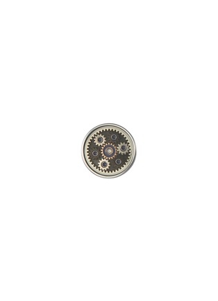 Main View - Click To Enlarge - TATEOSSIAN - Palladium Rose Gold Gunmetal Rotating Gear Pin