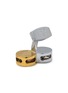 Detail View - Click To Enlarge - TATEOSSIAN - Palladium Gold-Toned Mirror Image Infinity Gear Cufflinks