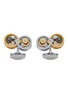 TATEOSSIAN Palladium Gold-Toned Mirror Image Infinity Gear Cufflinks