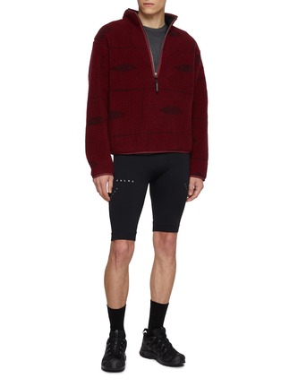 Figure View - Click To Enlarge - DISTRICT VISION - Half Zip Fleece Jacket