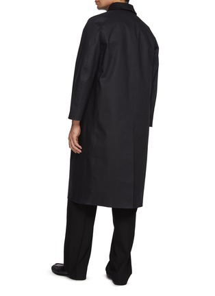 Back View - Click To Enlarge - BARRIE - x Mackintosh Cotton Long Raincoat