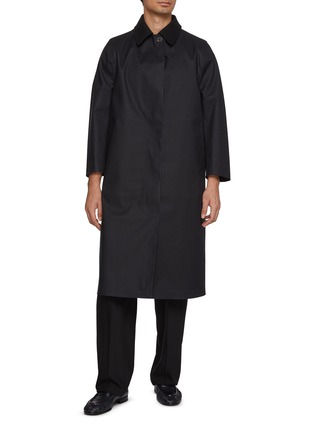 Main View - Click To Enlarge - BARRIE - x Mackintosh Cotton Long Raincoat