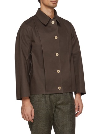 Detail View - Click To Enlarge - BARRIE - x Mackintosh Cotton Caban Coat
