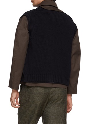 Back View - Click To Enlarge - BARRIE - x Mackintosh Cotton Caban Coat