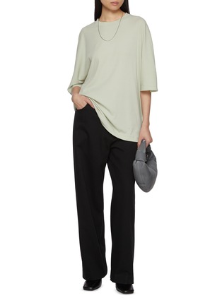 Figure View - Click To Enlarge - GIA STUDIOS - Solea Wide Body Cotton T-Shirt