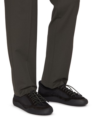 Figure View - Click To Enlarge - PRADA - Speedrock Re-Nylon Suede Men's Sneakers