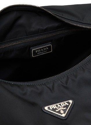 Detail View - Click To Enlarge - PRADA - Explore Re-Nylon Leather Shoulder Bag