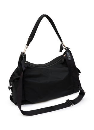Figure View - Click To Enlarge - PRADA - Explore Re-Nylon Leather Shoulder Bag