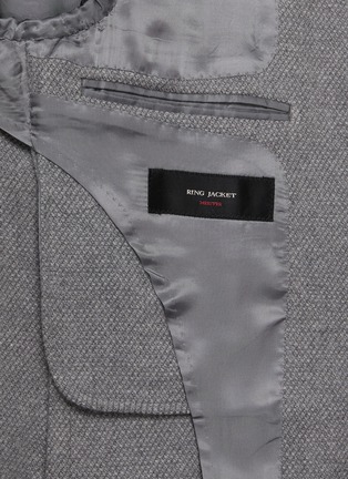  - RING JACKET - Notch Lapel Single Breasted Wool Blazer