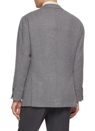 Back View - Click To Enlarge - RING JACKET - Notch Lapel Single Breasted Wool Blazer