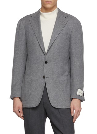 Main View - Click To Enlarge Main View - Click To Enlarge - RING JACKET - Notch Lapel Single Breasted Wool Blazer