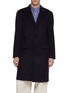 Main View - Click To Enlarge Main View - Click To Enlarge - RING JACKET - Notch Lapel Single Breasted Wool Cashmere Chester Coat