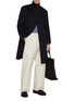 Figure View - Click To Enlarge - RING JACKET - Notch Lapel Single Breasted Wool Cashmere Chester Coat