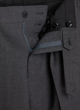 Detail View - Click To Enlarge - RING JACKET - Peak Lapel Double Breasted Wool Blazer